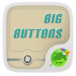 big buttons keyboard android application logo